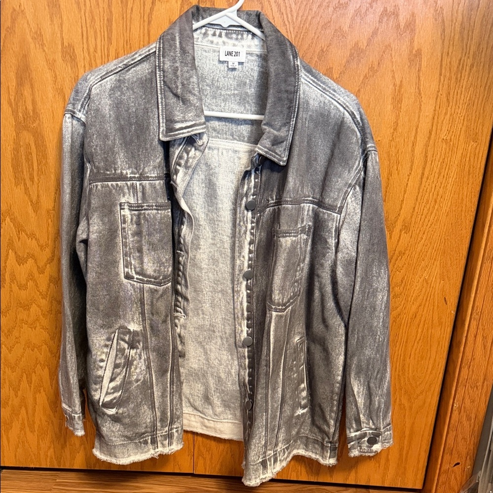 Lane 201 Gray Jean Jacket for Women